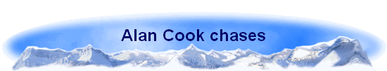 Alan Cook chases